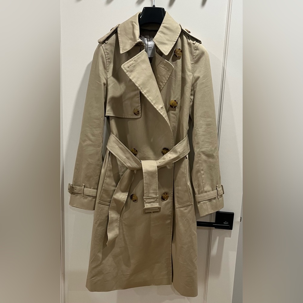 Mango Tan Trench Coat